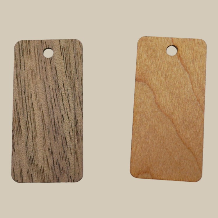 60*30MM Wood RFID Key Tags Fudan F08 1K Chip wooden Tag